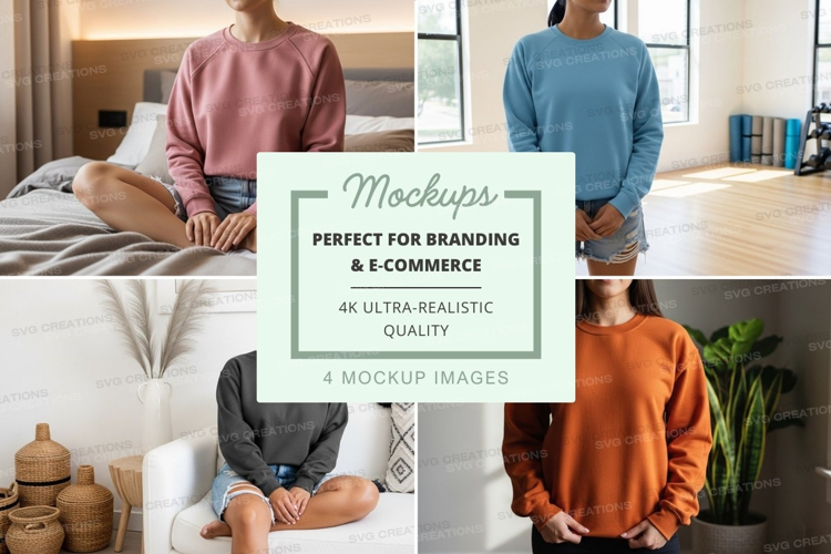 Casual sweatshirts mockup
