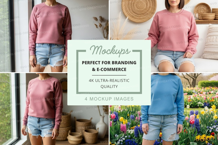 Spring fashion mockup
