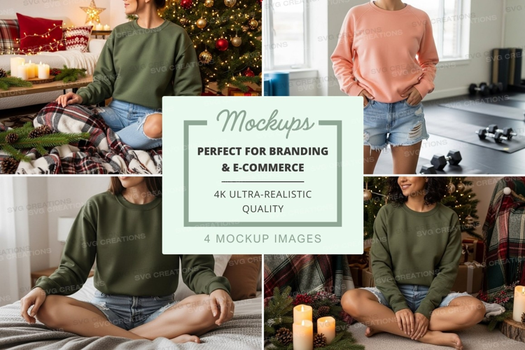 Holiday relaxation mockup