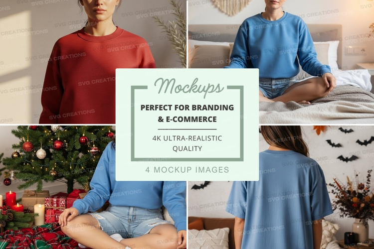 Family meditation mockup