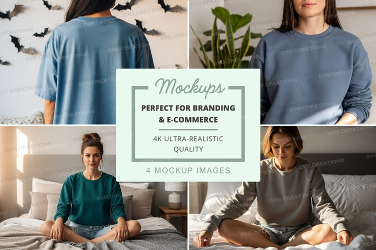 Casual sweatshirts mockup