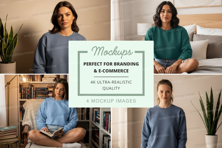 Casual sweatshirts mockup