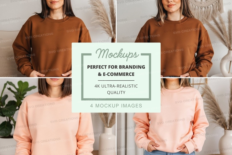 Casual sweatshirts mockup
