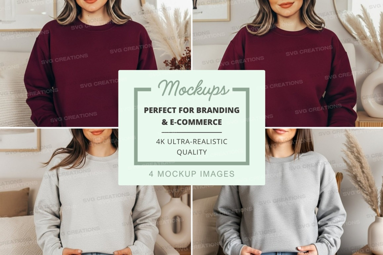 Women's sweater mockup