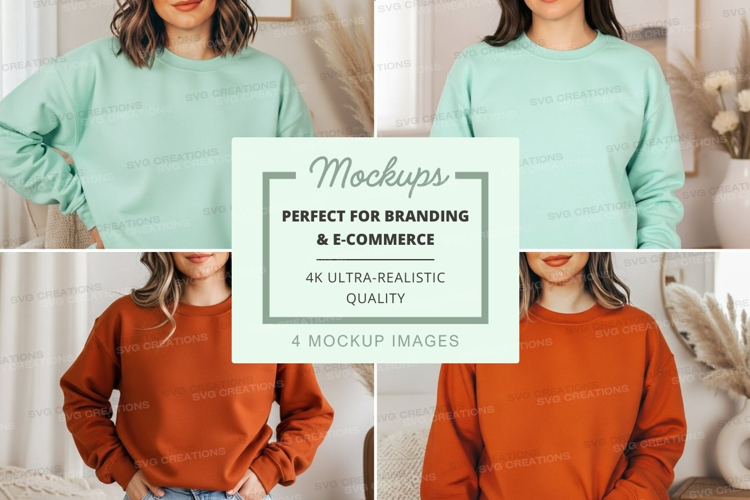 Casual sweatshirts mockup
