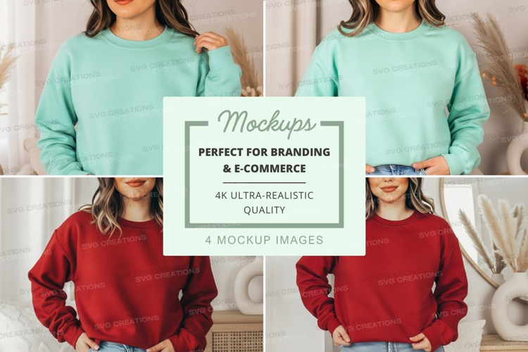 Casual sweatshirts mockup