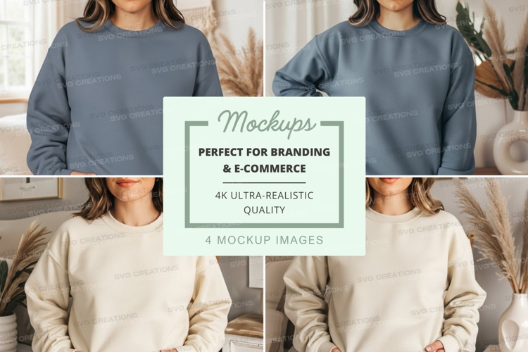 Casual sweatshirts mockup