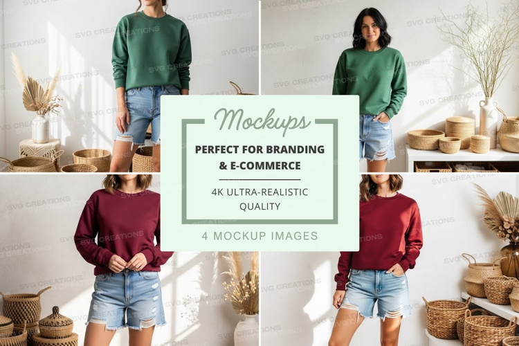Casual summer fashion mockup