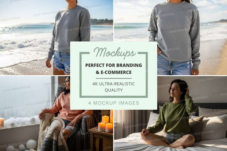 Beach and relaxation mockup