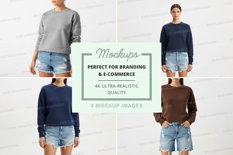 Casual summer outfits mockup
