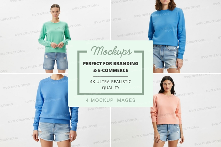 Casual sweatshirts mockup