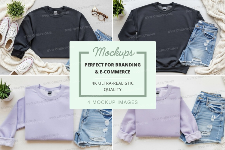 Casual outfit mockup