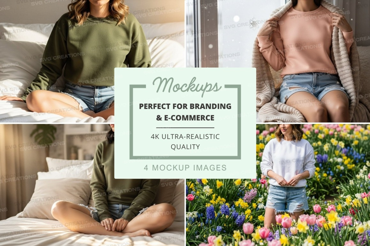 Relaxation and serenity mockup