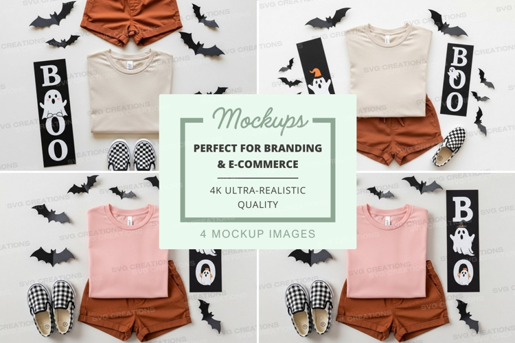 Halloween fashion mockup
