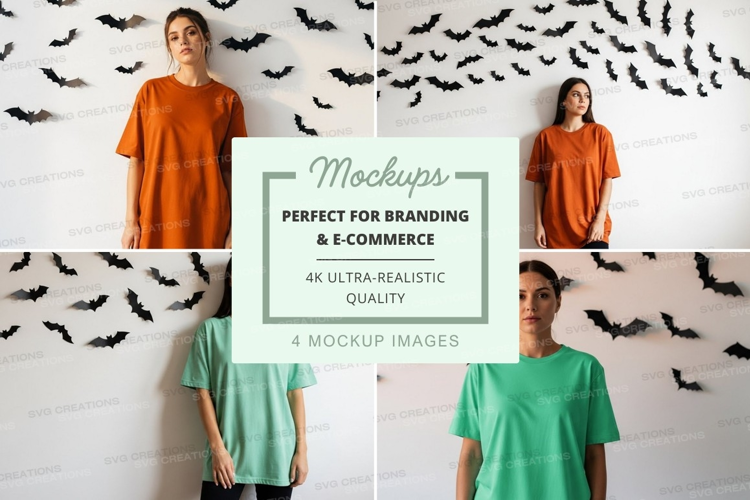 Halloween t-shirt mockup