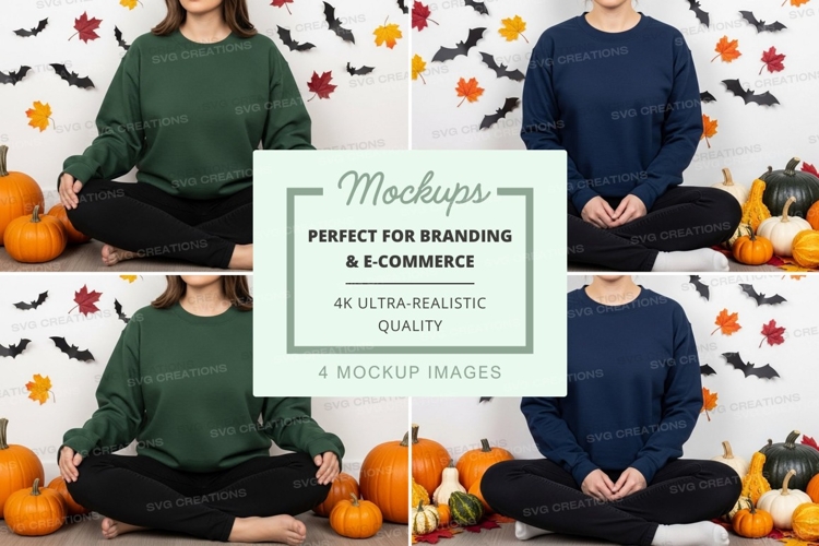 Halloween meditation mockup