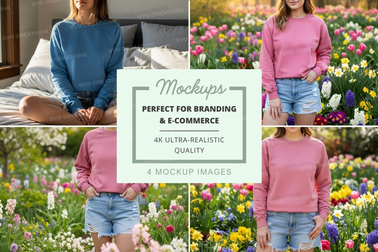 Spring fashion mockup