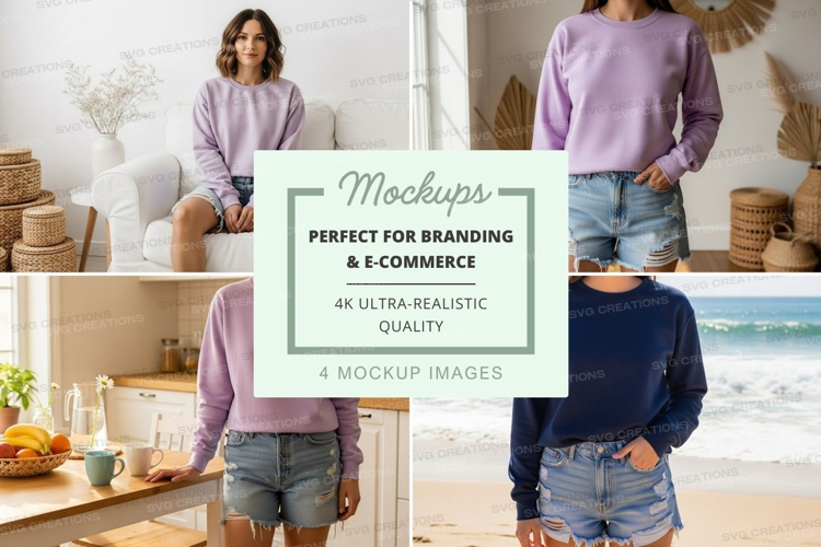 Casual summer attire mockup