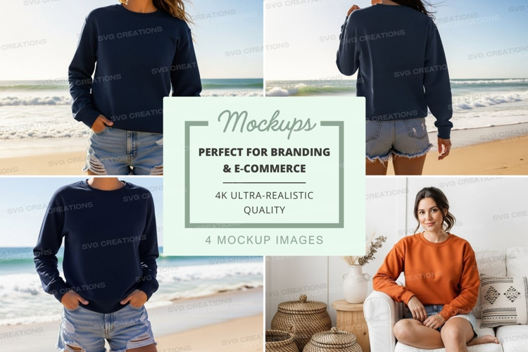 Casual beachwear mockup