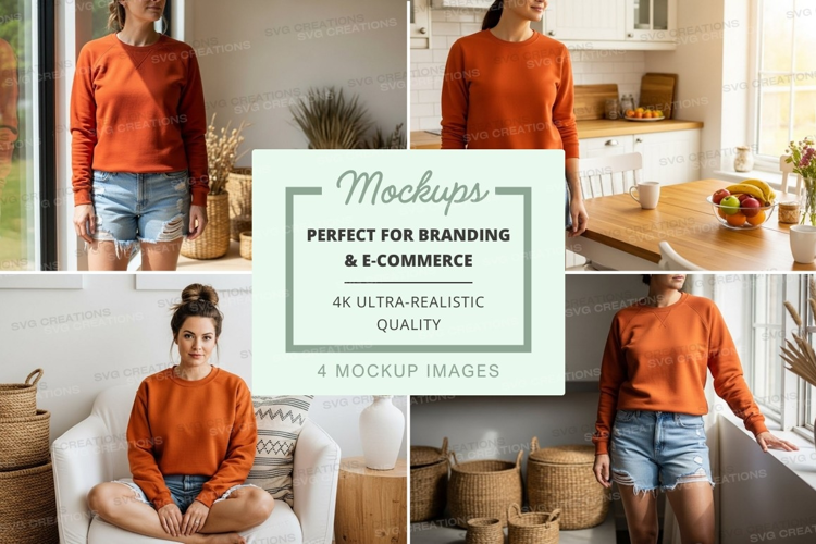 Casual indoor lifestyle mockup