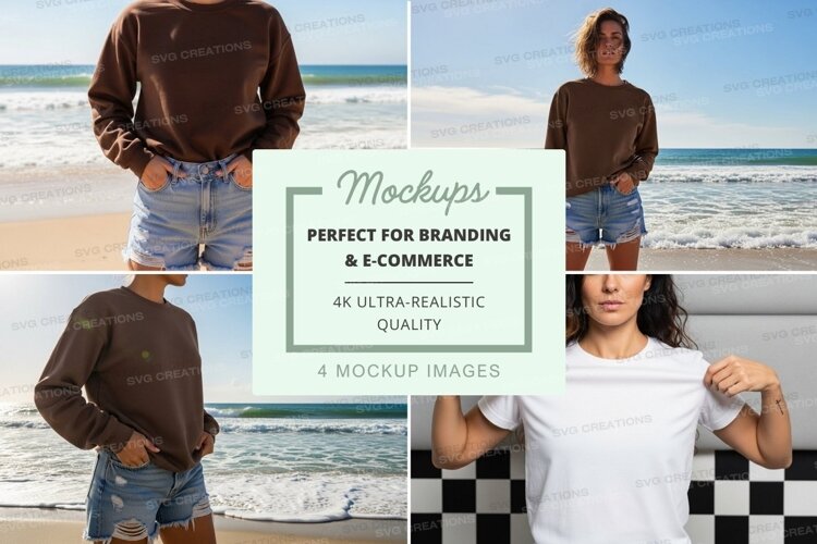 Beach fashion mockup example image 1