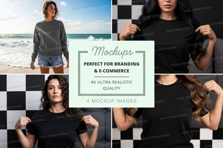 Casual t-shirt mockup
