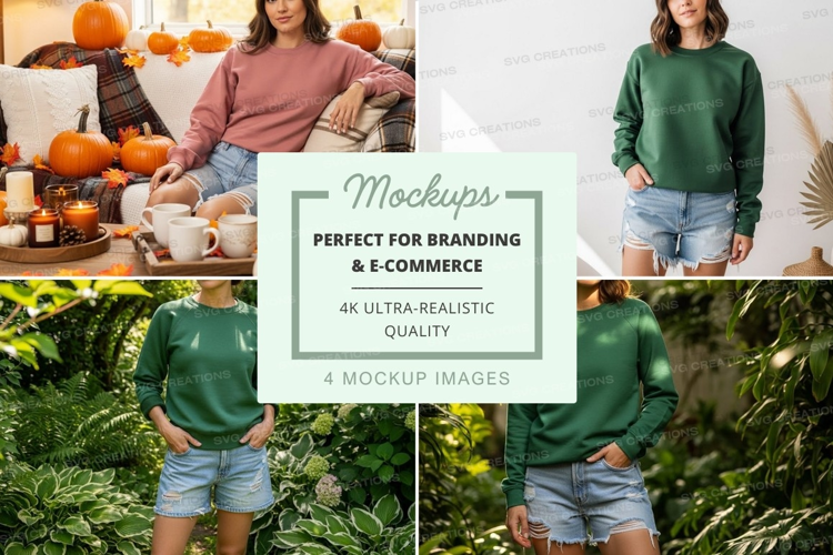 Autumn and nature mockup