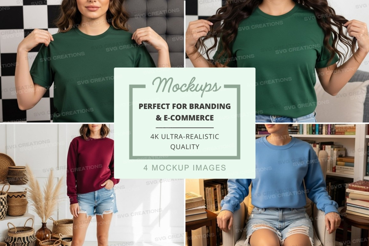 Casual t-shirt mockup
