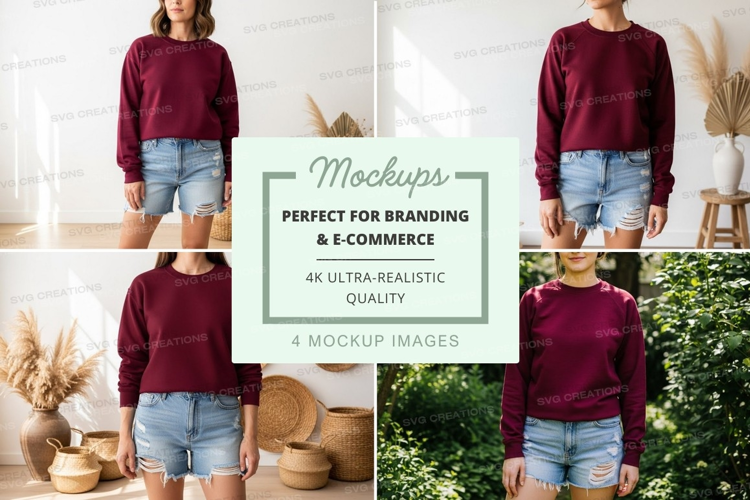 Casual summer outfit mockup