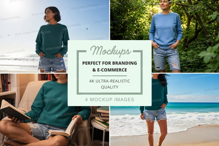Casual beachwear mockup