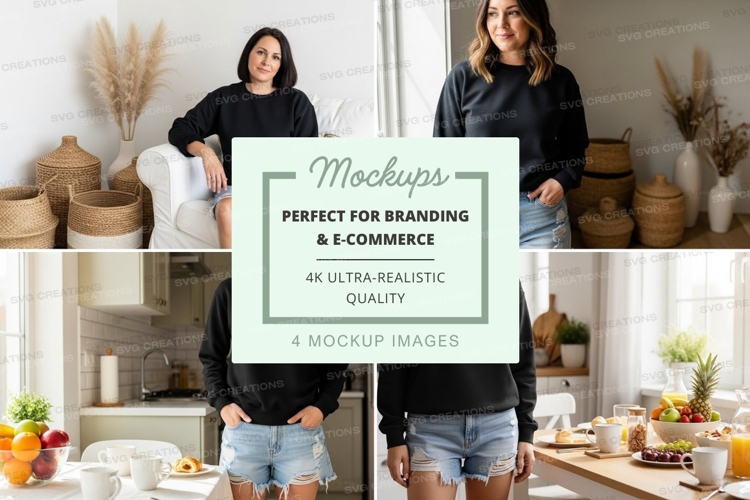 Casual living room mockup