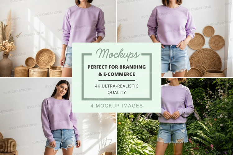 Casual summer outfit mockup