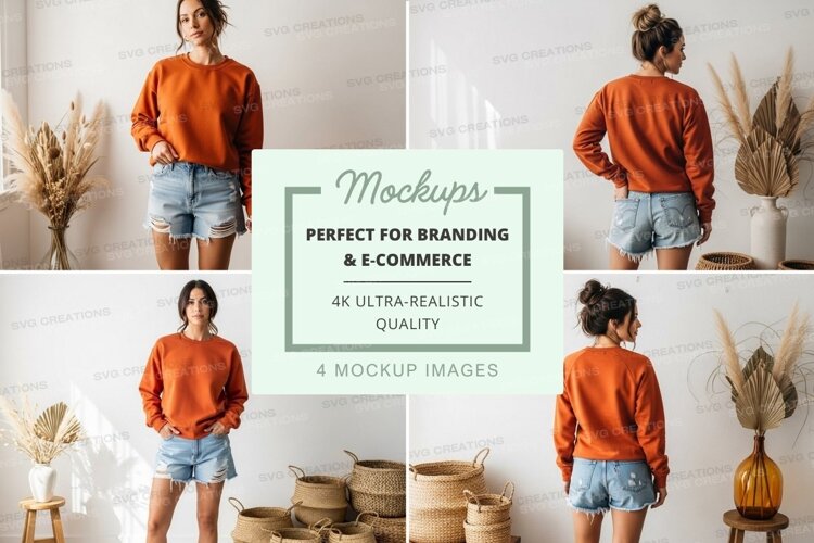 Casual summer outfit mockup example image 1