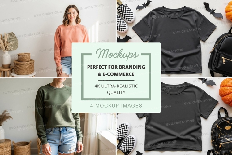 Halloween themed t-shirt mockup