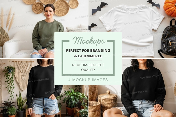 White Tshirt Mockup Image 24