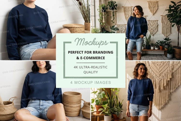 Casual indoor lifestyle mockup