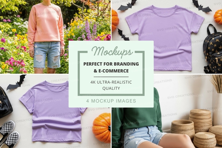Relaxed and comfortable sweatshirts mockup