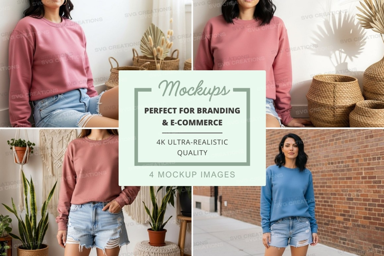 Casual summer fashion mockup