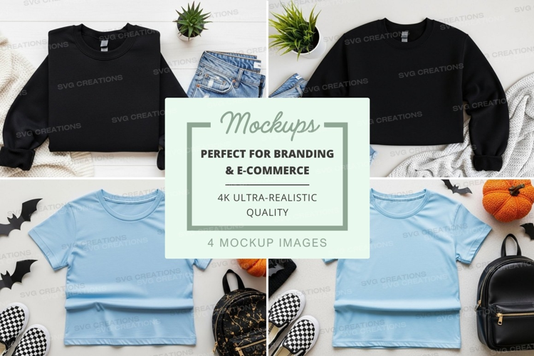 Halloween fashion mockup