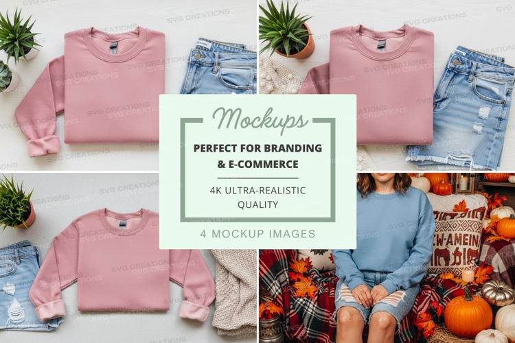 Casual autumn fashion mockup