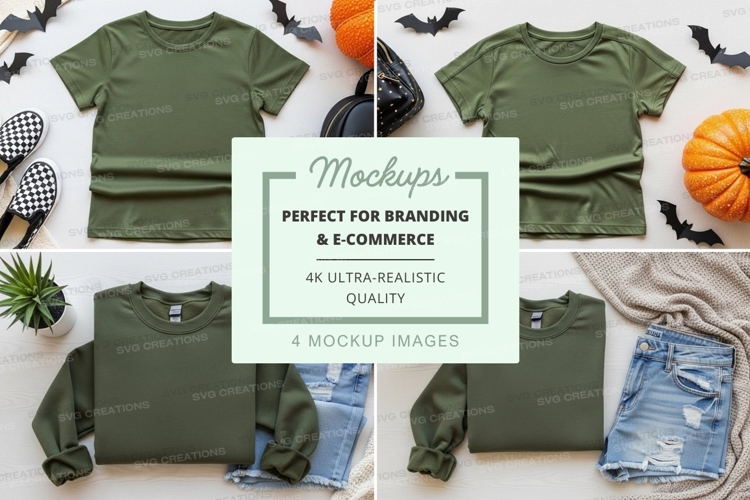 Fall fashion mockup