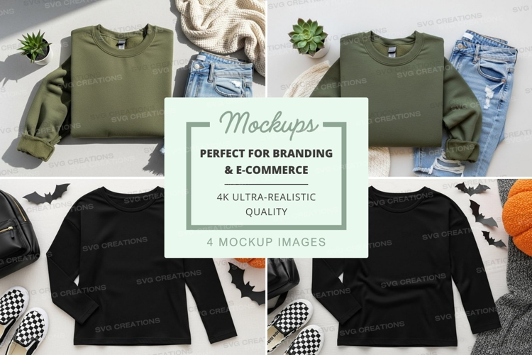 Fall fashion mockup
