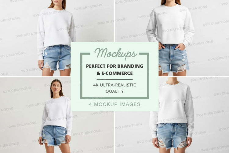 Casual summer outfit mockup