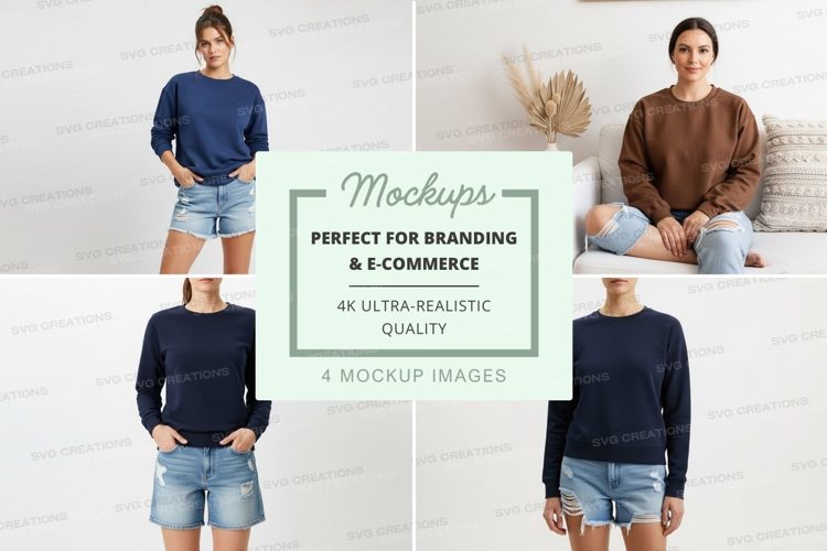 Casual summer outfits mockup
