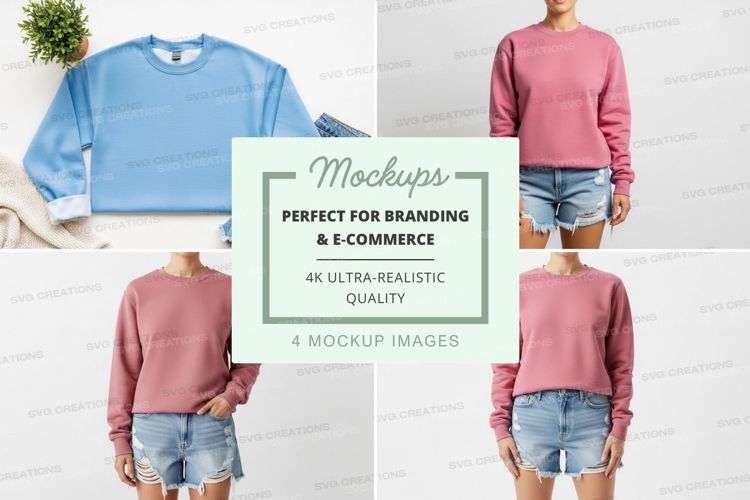 Casual sweatshirts mockup