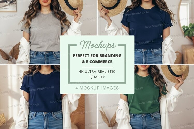 Casual summer outfits mockup example image 1