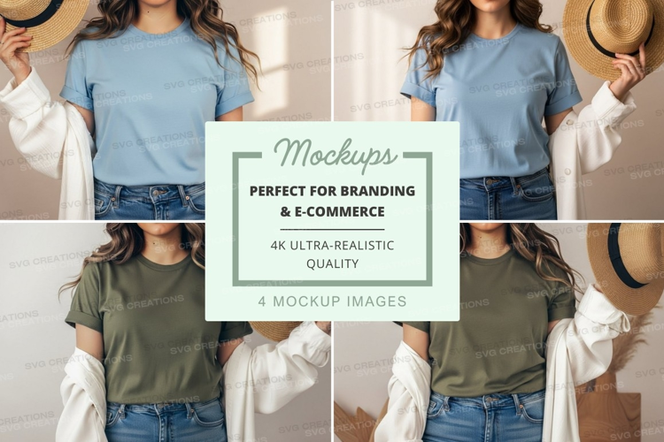Summer fashion mockup