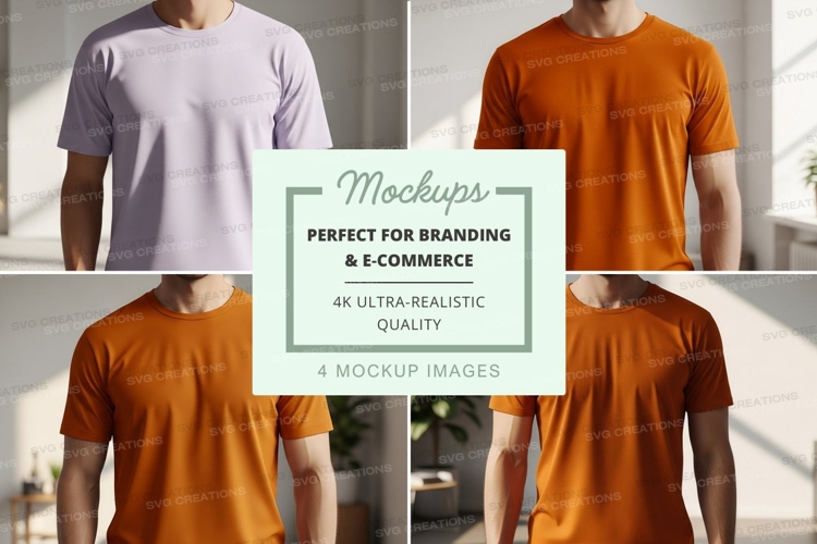 White Tshirt Mockup Image 22