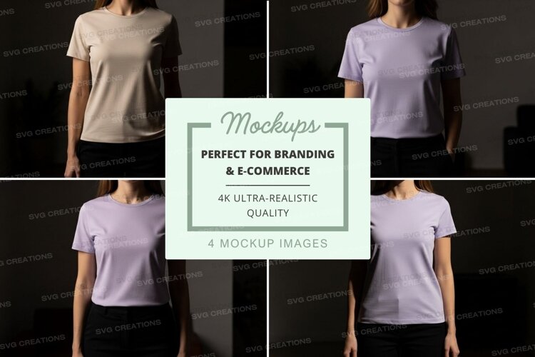 T-shirt mockup display example image 1