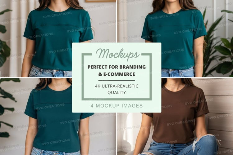 Casual t-shirt mockup